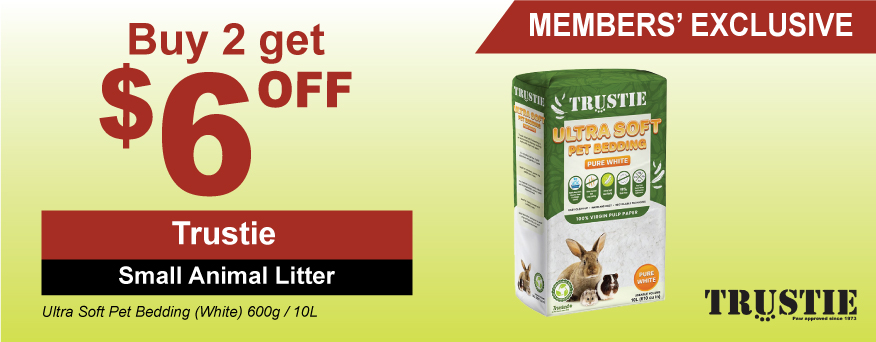 Trustie Small Animal Litter Promo